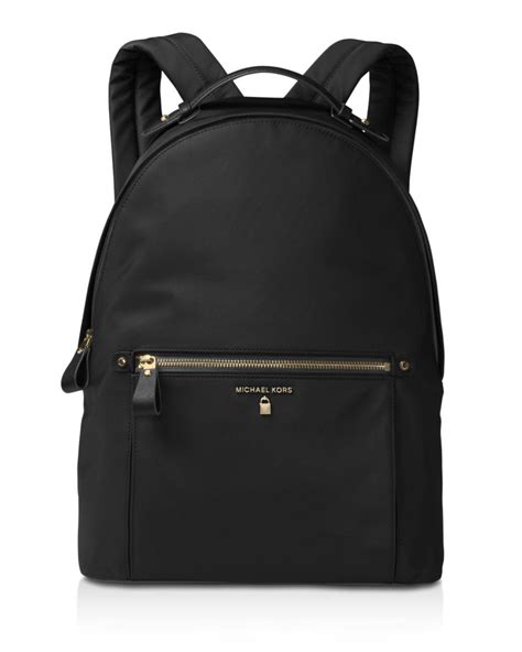 michael kors nylon kelsey large backpack black|Michael Kors Kelsey Large Backpack .